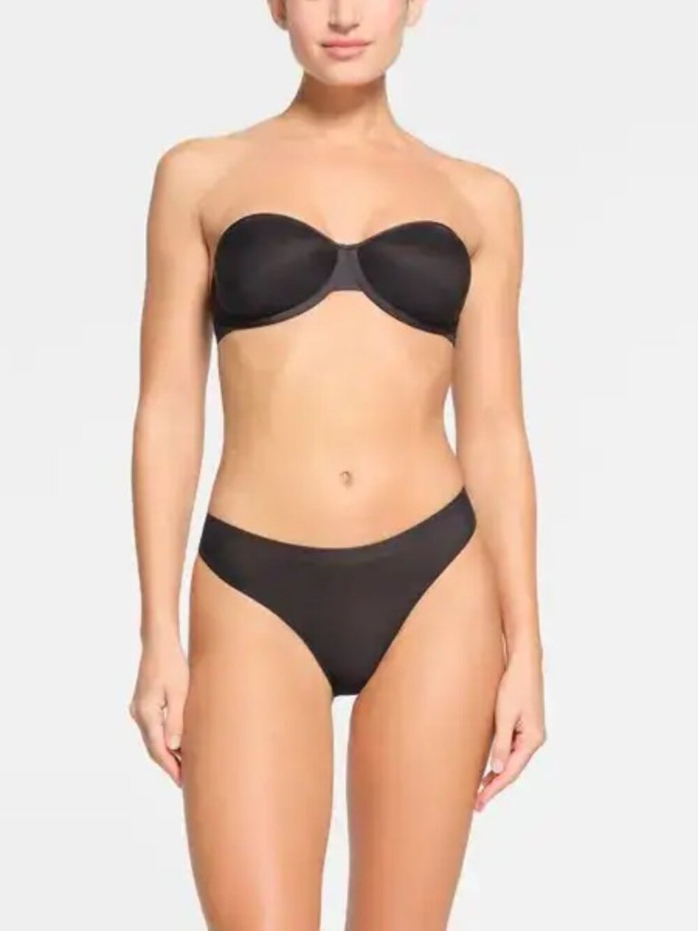 🖤SKIMS Weightless Strapless Bra | Onyx | Size 32DDD | NWT 🏷️